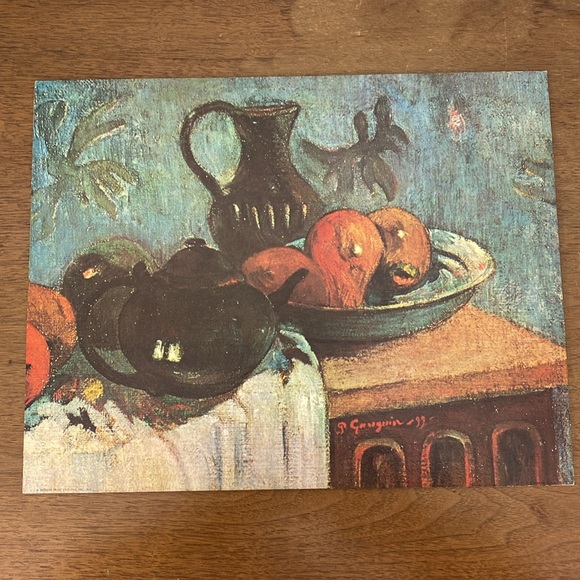 Vintage Cezanne “Still Life” Art Print. Museum Print Edition N.Y. 11”x14” - Picture 7 of 8